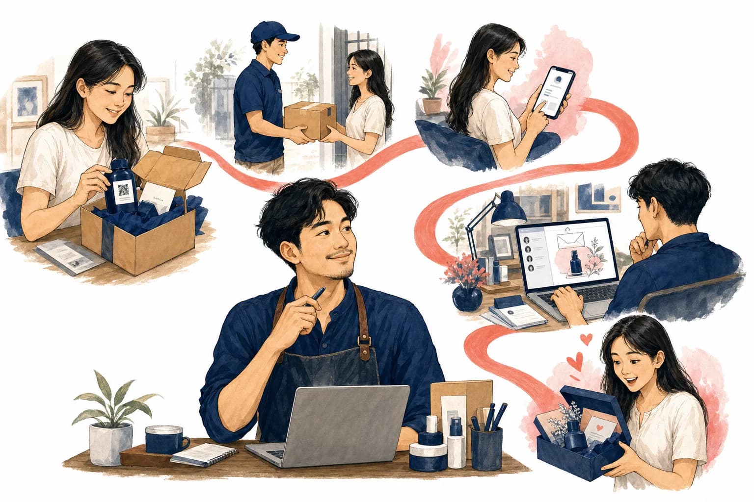 ภาพอธิบายเส้นทางคะแนน ระดับสมาชิก และของรางวัล